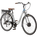 Lectro Avanti Commuter Folding 7 Speed Electric Power Assisted Bike - Silver