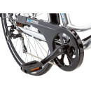 Lectro Avanti Commuter Folding 7 Speed Electric Power Assisted Bike - Silver