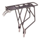 Trans-X Adjustable Black Alloy Pannier Rack