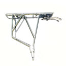 Trans-X Adjustable Silver Alloy Pannier Rack
