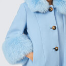 Saks Potts Women's Yvonne Sky Blue Coat - Blue