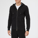Emporio Armani Men's Small Logo Hoody - Nero
