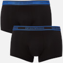 Emporio Armani Men's 3 Pack Boxers - Blue/Black