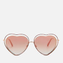Chloe Women's Nola Frame Sunglasses - Havana/Brown Peach