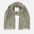 Polo Ralph Lauren Men's Wool Scarf - Black/Cream