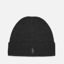 Polo Ralph Lauren Men's Merino Wool Beanie Hat - Dark Charcoal Heather