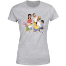 Bobs Burgers Family Fight Women's T-Shirt - Grey