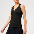 Monreal London Women's Essential V Neck Tank Top - White/Black