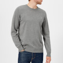 Lacoste Men's Cotton Crew Neck Knitted Jumper - Galaxite Chine/Flour