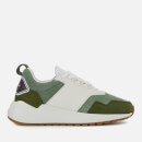 Buscemi Women's Ventura Runner Style Trainers - White/Militare