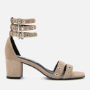 Sol Sana Women's Sugar Suede Heeled Sandals - Dove