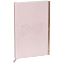 Ted Baker Soft Touch A5 Notebook - Pink Bow