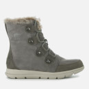 Sorel Women's Explorer Joan Hiker Style Boots - Quarry Black