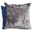 Rapport Crushed Velvet Cushion - Pewter
