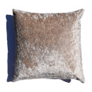 Rapport Crushed Velvet Cushion - Champagne