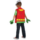 LEGO Batman Movie Kids Robin Classic Fancy Dress - Red/Green