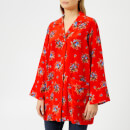 Ganni Women's Kochhar Shirt - Fiery Red