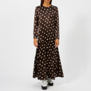 Ganni Women's Cameron Dress - Ganache