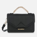 Karl Lagerfeld Women's K Klassik Medium Shoulder Bag - Black