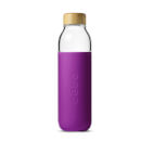 Soma Glass Water Bottle - 17oz (480ml) - Eggplant