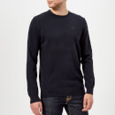 Barbour Men's Lambswool Crew Neck Knitted Jumper - Navy