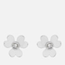Ted Baker Women's Hansila: Heart Blossom Stud Earrings - Silver/Crystal