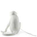 Seletti Indoor/Outdoor Sitting Monkey Lamp - White