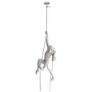 Seletti Indoor/Outdoor Ceiling Monkey Lamp - White