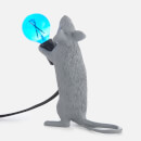 Seletti Standing Mouse Lamp - Grey