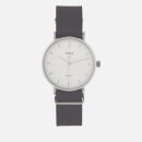 Timex Men's Fairfield 41mm Leather Strap Watch Gift Set - Silver-Tone/Brown/Blue