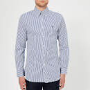 Polo Ralph Lauren Men's Formal Stripe Twill Shirt - Azure/White