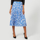 Whistles Women's Cordillia Print Pleated Skirt - White/Multi