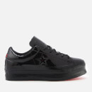 Converse Women's One Star Platform Ox Trainers - Black/Black/Black