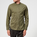 Officine Générale Men's Gaspard Pigment Dyed Twill Shirt - Dusty Olive