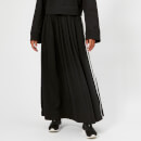 Y-3 Women's 3 Stripe Selvedge Matt Track Skirt - Black/Core White