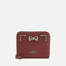 Coach Women's Selena Crystal Embellishment Zip Around Purse - Wine