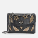 Coach Women's Quilted Crystal Parker Shoulder Bag - Black