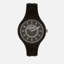 Versus Versace Men's Fire Island Bicolor Silicone Watch - Black/White
