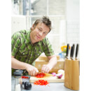 Jamie Oliver Professional Beech Knife Block Set with 5 Knives