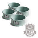 Jamie Oliver 10cm Non-Stick Mini Springform Round Cake Tins - Set of 4