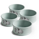Jamie Oliver 10cm Non-Stick Mini Springform Round Cake Tins - Set of 4