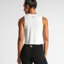 IdealFit Flowy Crop Top - White
