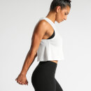 IdealFit Flowy Crop Top - White