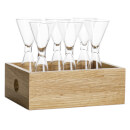 Sagaform Schnapps Set with Oak Box (Set of 6)
