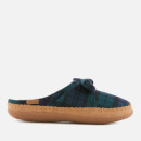 TOMS Women's Plaid Felt Bow Slippers - Spruce