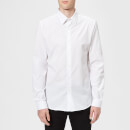 Versace Collection Men's Patterned Long Sleeve Shirt - Bianco