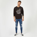 Sweat Homme Dessin au Trait Buck - Harry Potter - Noir