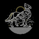 Sweat Homme Dessin au Trait Buck - Harry Potter - Noir
