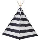 Kids Concept Tipi Tent - Black/White