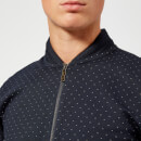 Ted Baker Men's Ruubes Jersey Bomber Jacket - Navy